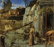 Giovanni Bellini St Francis in the Wilderness (mk08) France oil painting artist